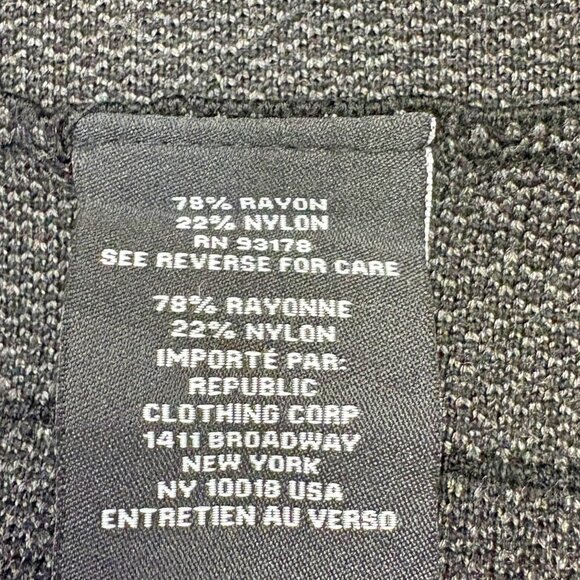 Premise Black with Heather Gray Textured Knit A-Line Skirt - Picture 6 of 8